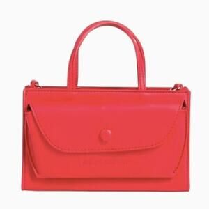 Opening Ceremony Red Razor Clam shoulder bag